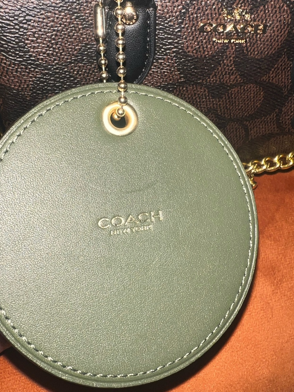 COACH coaster DIY Green charm - Picture 3 of 6